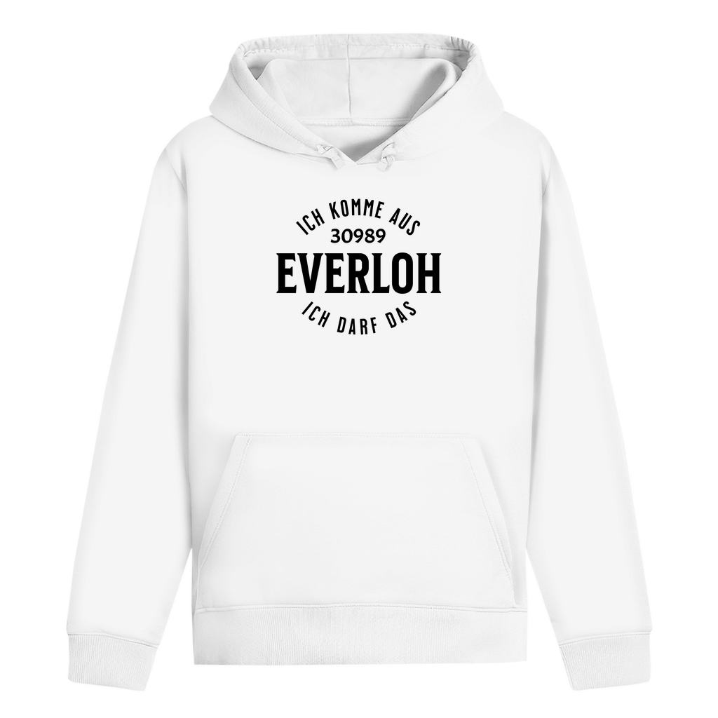 Hoodie "Ich komme aus 30989 Everloh - Ich darf das" (ST/ST Drummer)