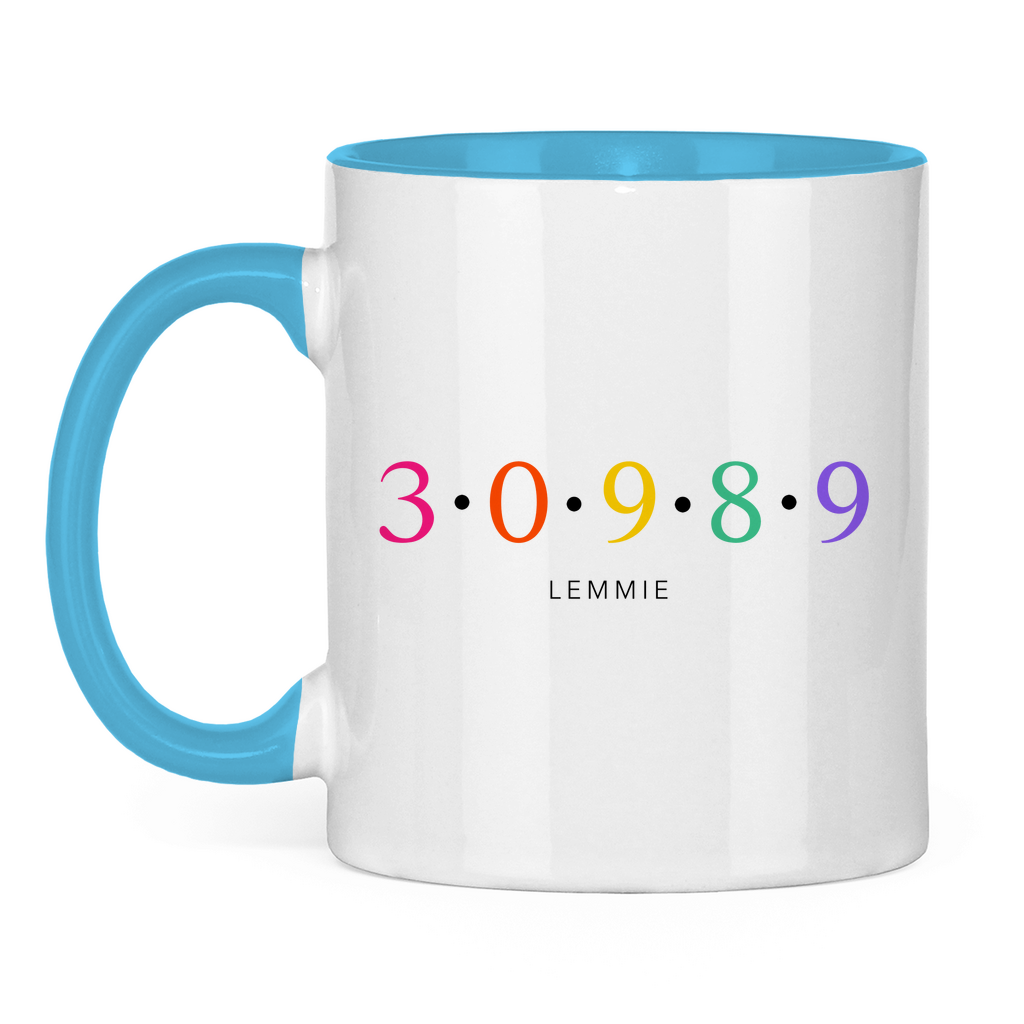 Tasse zweifarbig "30989 Lemmie bunt"