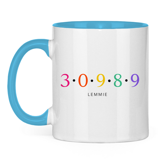 Tasse zweifarbig "30989 Lemmie bunt"