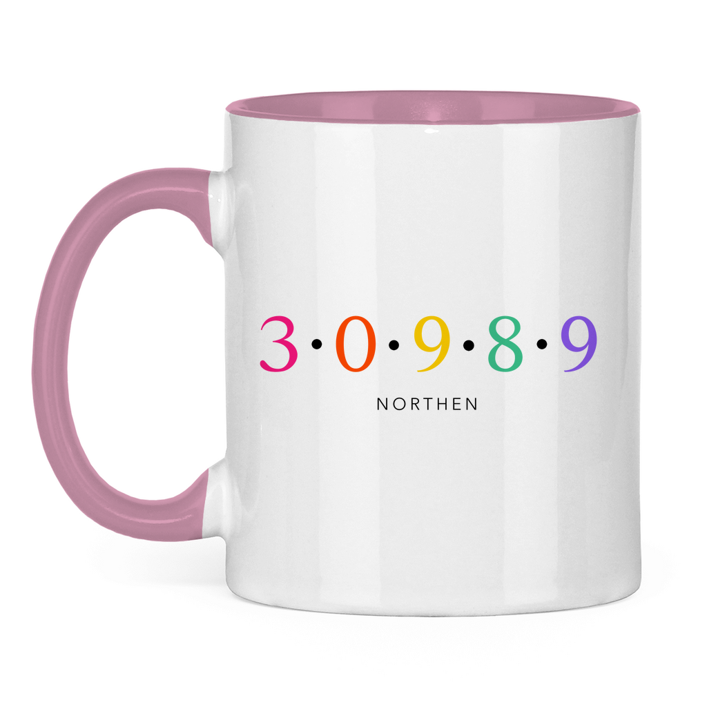 Tasse zweifarbig "30989 Northen bunt"