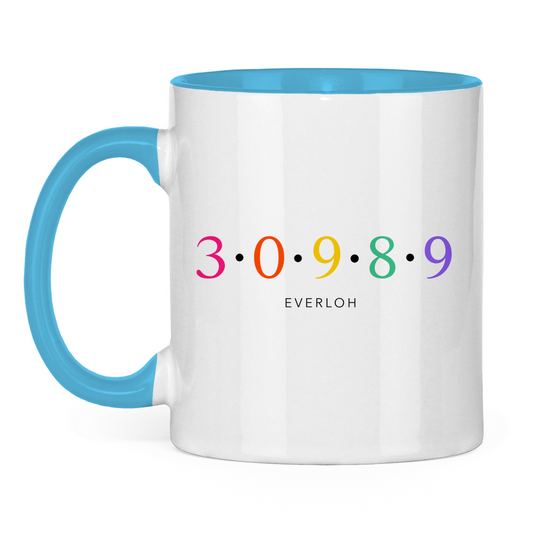 Tasse zweifarbig "30989 Everloh bunt"